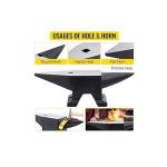 HUKUMS 5 KG SG Iron Anvil | Double Sided Blacksmith Anvil | Portable Metalworking Anvil