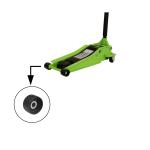 Front Caster Wheel for 4 Ton Hydraulic Trolley Jack – Double Piston Model