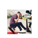 HUKUMS 40 Inch 2-in-1 Car Creeper Cum Stool | Foldable Creeper Seat for Garage & Workshop