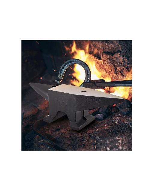 HUKUMS 25 KG S.G. Iron Anvil | Double Sided Blacksmith Anvil | Heavy Duty Metalworking Anvil