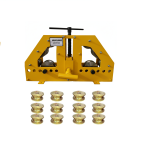Hukums Radius Manual Pipe Bending Machine 1/2″–2″ | Heavy Duty 6mm Round Pipe Bender with 12 Dies