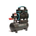 Elephant AC08DC 8 Litre Oil Free Air Compressor 1.2 HP Noiseless Portable Air Compressor with Aluminium Winding