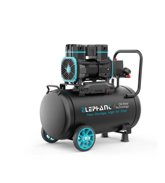 Elephant 1.5 HP Oil Free Air Compressor 30 Litre | Silent Aluminium Winding AC30DC