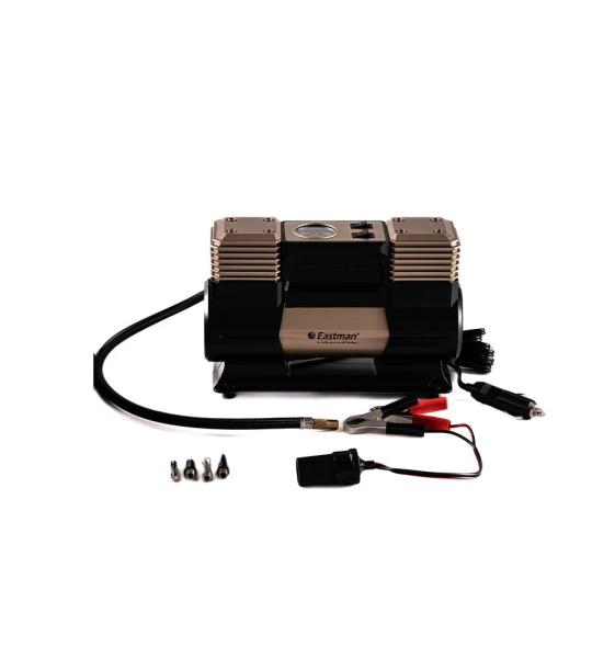 Eastman 12V 150 PSI Air Compressor with Double Piston & LED Light – EAC-60150N