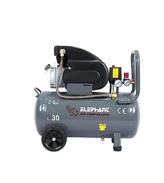 Elephant AC30C 30 Litre Air Compressor 2 HP Copper Winding Motor 116 PSI Portable Compressor
