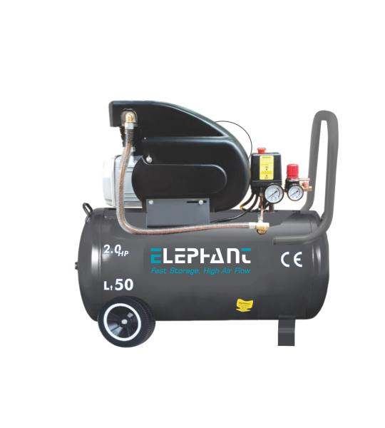 Elephant AC-50C 50 Litre Lubricated Air Compressor with 100% Copper Winding Heavy Duty Compressor