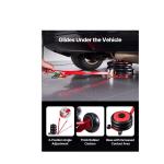 Hukums 3 Ton Triple Bag Pneumatic Air Jack (6600 LBS) | Quick Lift Car Air Jack 400mm