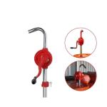 Hukums Heavy Duty 1 Inch Rotary Barrel Pump with Chrome Pipe for Oil & Diesel Drum Transfer