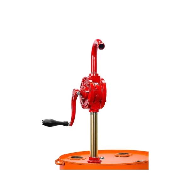 Hukums Heavy Duty 1 Inch Rotary Barrel Pump with Chrome Pipe for Oil & Diesel Drum Transfer