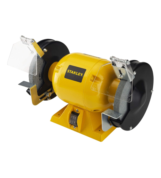 Stanley STGB3715 152mm 373W Bench Grinder | 3450 RPM Heavy Duty Grinding Machine