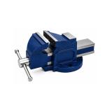 Hukums Heavy Duty Bench Vice Fixed Base 6 Inch 150mm | Cast Iron Workshop Bench Vice