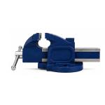 Hukums Heavy Duty Bench Vice Fixed Base 6 Inch 150mm | Cast Iron Workshop Bench Vice
