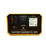 HUKUMS Two Wheeler Battery Charger C1/48 | 12V–48V Adjustable | 1 Amp | 4 Battery Charger