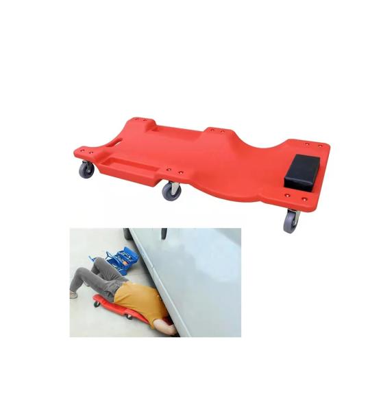 Heavy Duty 40 Inch Mechanic Creeper with 6 Wheels | Automotive Car Creeper for Garage & Vehicle Repair