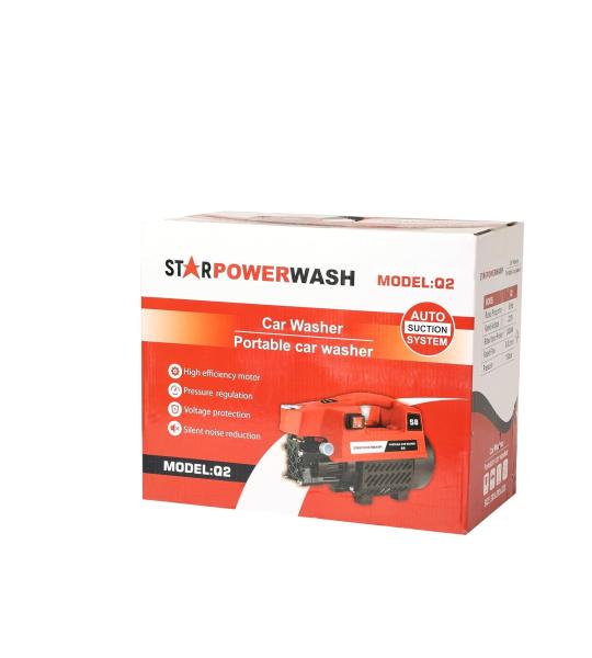 Star Powerwash 2400W High Pressure Washer 150 Bar with Copper Motor, Foam Bottle & Hose Pipe | Car & Bike Cleaning Machine