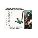 Oil Seal Kit for Double Piston Trolley Jack – 4 Ton Capacity | Hydraulic Jack Repair Seal Kit