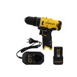 Stanley SCH10D1-IN 12V Cordless Hammer Drill Driver 10mm Chuck with Battery & Charger