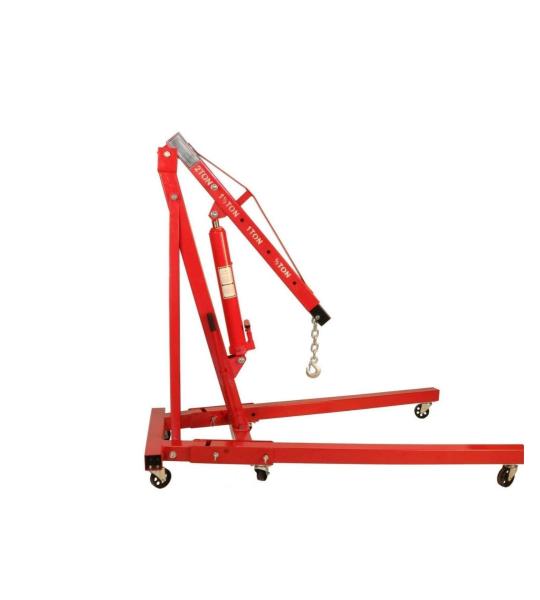 Driger 2 Ton Hydraulic Engine Crane with 2450 mm Lifting Height Heavy Duty Floor Shop Crane