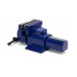 Hukums Engineer Bench Vice Steel 4 Inch 100mm | Heavy Duty Fixed Base Steel Vice