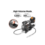 Groz BGG/20-4/L1/EU 20V Battery Powered Grease Gun | Cordless 400gm Grease Gun