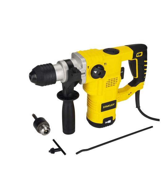 Stanley STHR323K 32mm 1250W 3 Mode SDS-Plus Rotary Hammer Drill L-Shape 850 RPM Professional Hammer Drill