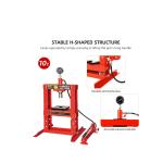 HUKUMS 10 Ton Hydraulic Press Machine – Heavy Duty Shop Press for Bending, Pressing & Straightening