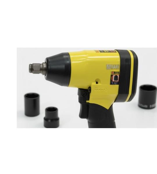 Akari 1/2 Inch Air Impact Wrench Kit 17 Pcs – 7000 RPM, 340 Nm Torque (AT-IW-01K)