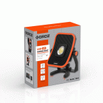 Groz LED/670 Dual Power 30W COB Rechargeable Work Floodlight | 2800 Lumens LED Work Light