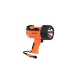 Groz LED/402 Waterproof Spotlight 700 Lumens Rechargeable LED Torch with 3.7V Li-ion Battery & DC Car Charger