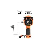 Groz LED/402 Waterproof Spotlight 700 Lumens Rechargeable LED Torch with 3.7V Li-ion Battery & DC Car Charger