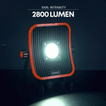 Groz LED/670 Dual Power 30W COB Rechargeable Work Floodlight | 2800 Lumens LED Work Light
