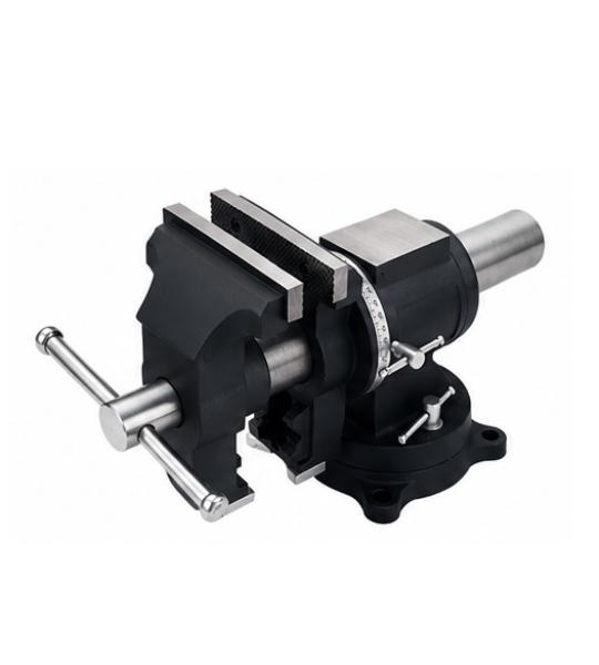 HUKUMS Multipurpose Bench Vice 6 Inch 150mm | Heavy Duty Swivel Base Bench Vice