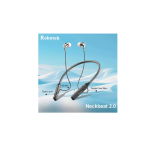 Robotek Neckbeat 2 Bluetooth Neckband | 21 Hours Playtime, Wireless Neckband, Clear Bass Sound