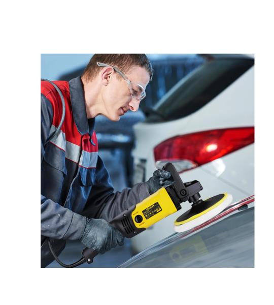 Stanley SP137 180mm 1300W Car Polisher | 3600 RPM Heavy Duty Car Polishing Machine