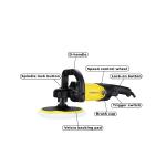 Stanley SP137 180mm 1300W Car Polisher | 3600 RPM Heavy Duty Car Polishing Machine