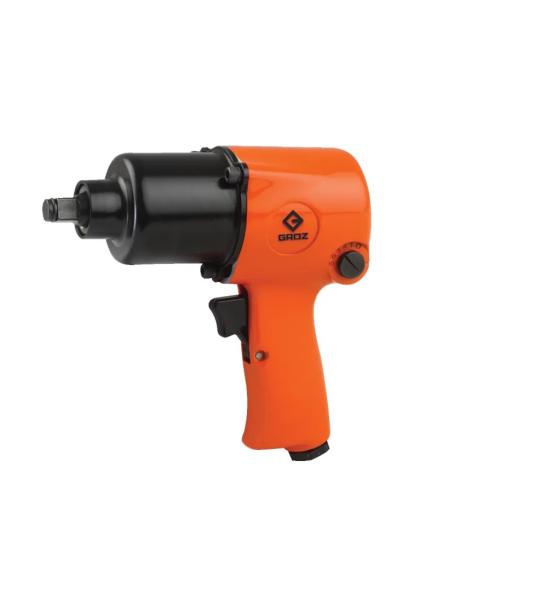 Groz 1/2 Inch Twin Hammer Mechanism Impact Wrench, 1223 Nm Max. Torque (IPW/301)