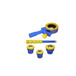 METRO Ratchet Pipe Threader Set (½, ¾, 1) | Heavy Duty Manual Threading Tool