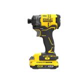 Stanley FATMAX SBI810D2K-B1 20V Brushless Cordless Impact Driver 6.35mm with 2x2.0Ah Batteries & Charger