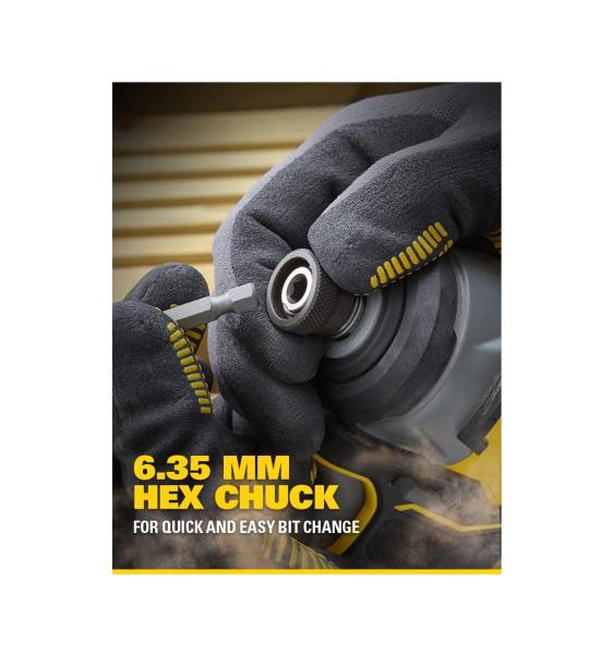 Stanley FATMAX SBI810D2K-B1 20V Brushless Cordless Impact Driver 6.35mm with 2x2.0Ah Batteries & Charger