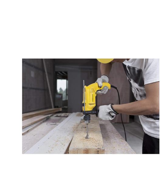 Stanley SDH600 600W 13mm Percussion Drill Machine with Accessories, 2900 RPM, Variable Speed & Reverse