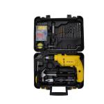 Stanley SDH600KP-IN 600W 13mm Hammer Drill Machine Kit with 120-Piece Tool Set, 2900 RPM