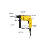 Stanley SDH600KP-IN 600W 13mm Hammer Drill Machine Kit with 120-Piece Tool Set, 2900 RPM