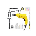 Stanley SDH600KP-IN 600W 13mm Hammer Drill Machine Kit with 120-Piece Tool Set, 2900 RPM