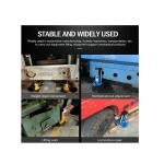 Hukums 20 Ton Hydraulic Toe Jack Lifter | Heavy Duty Industrial Machine Jack 470mm Lift Height