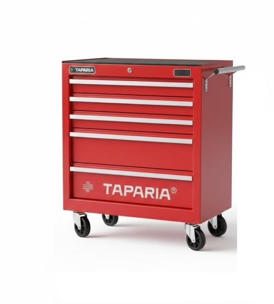 Taparia 5 Drawers Tool Trolley TTB5 – Professional Garage Tool Storage Cart