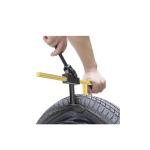 HUKUMS Manual Tire Changer Tool | Heavy Duty Steel Tire Bead Breaker & Tire Press